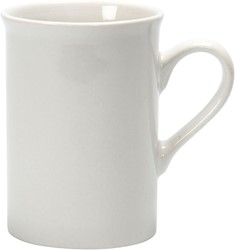 CC Mugs, white, H: 10 cm, Dia. 7,4 cm, 1 pc