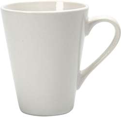 CC Mugs, white, H: 10 cm, Dia. 5-8 cm, 1 pc