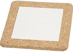 CC Onderzetter met Lijst van Kurk 15x15 cm 1 stuks
