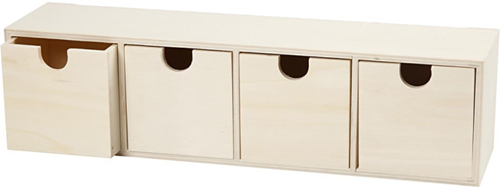 CC Houten Ladekast 9,2x34,7 cm