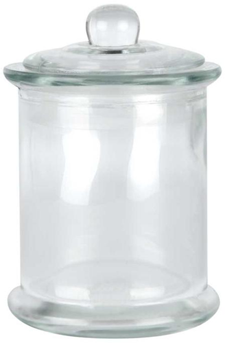 CC Pot met deksel, h: 14,5 cm D 8 cm, 10 stuks