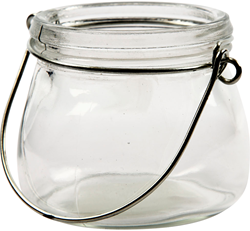 CC Glazen Waxinelicht 7,5x6,5 cm 12 stuks