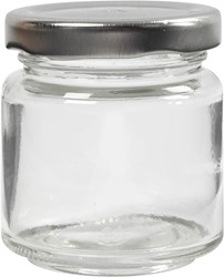 CC Glazen pot 100ml 6,5 cm per stuk