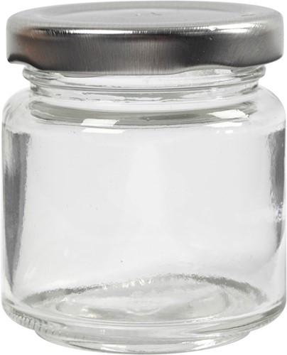 CC Glazen pot 100ml 6,5 cm per stuk