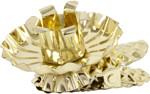 CC Clip on candle holder, gold-plated, Dia. 40 mm, 8 pc/ 1 pack-2