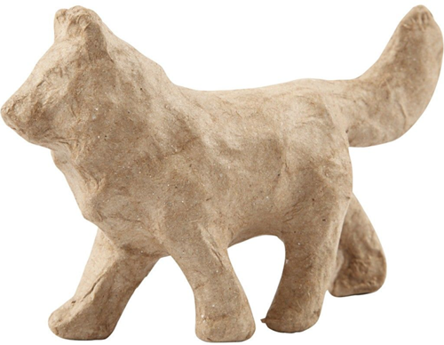 CC Papier Maché Hond 8x11,8 cm
