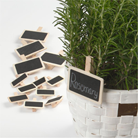 CC Blackboard with clothes peg, size 4x2 cm, 12 pc/ 1 pack-3