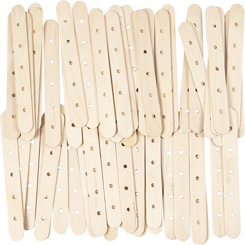 CC Construction sticks, L: 15 cm, W: 1,8 cm, hole size 4 mm, 500 pc/ 1 pack