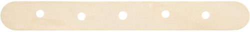 CC Construction sticks, L: 15 cm, W: 1,8 cm, hole size 4 mm, 500 pc/ 1 pack-2