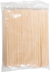 CC Ice lolly sticks, natural, L: 20 cm, W: 25 mm, 50 pc/ 1 pack