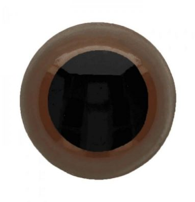 Veiligheidsogen 8 mm Bruin 