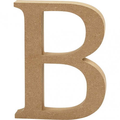 CC MDF Hoofdletter B 8 cm