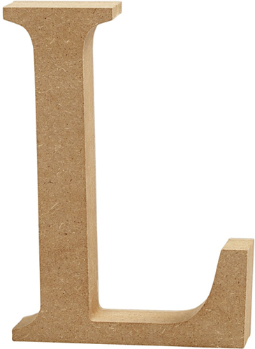 CC MDF Hoofdletter L 8 cm