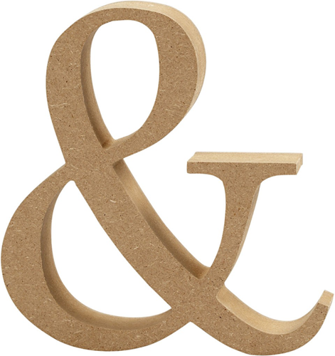 CC MDF Symbool & 8 cm