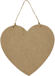 CC MDF-Aufhänger Herz 18,5 x 19,5 cm