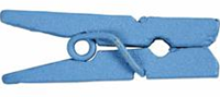 CC Mini Wäscheklammern 3x25 mm Blau 36 Stück
