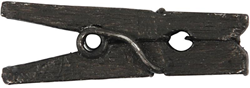 CC Mini Wäscheklammern 25x3 mm Schwarz 36 Stück
