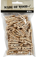 CC Clothes Pegs, L: 30 mm, W: 3 mm, 100 pc/ 1 pack-3