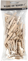 CC Clothes pegs, L: 48 mm, W: 6 mm, 50 pc/ 1 pack-2