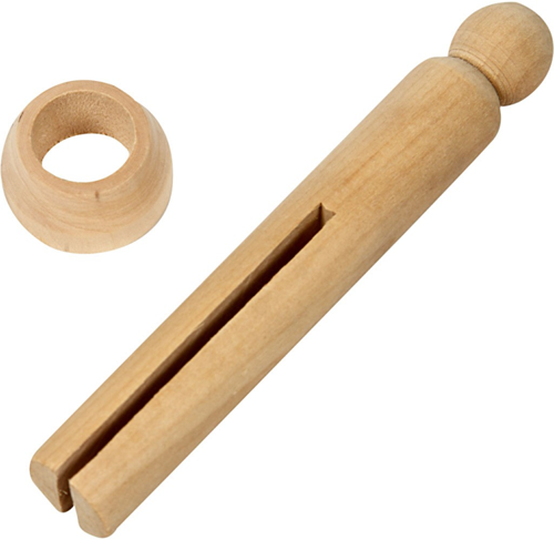 CC Houten Wasknijpers 9,5 cm 5 stuks-2
