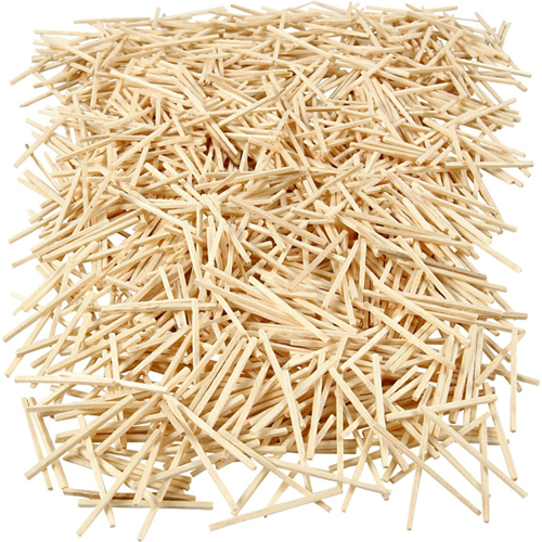 CC Matchsticks, 850 pc, L: 48 mm, Dia. 2 mm, 100 g/ 1 pack