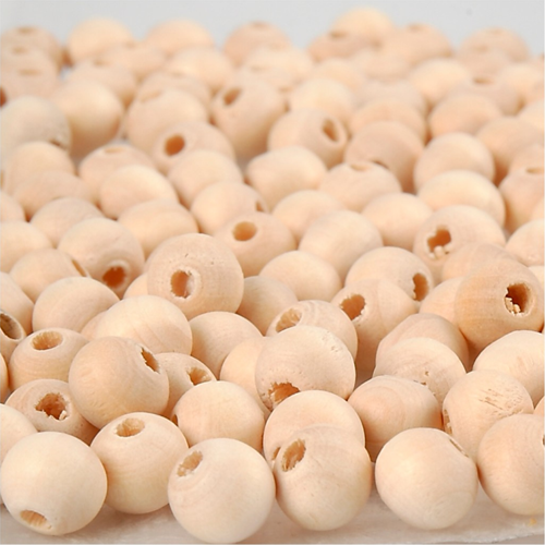 CC Houten Kralen 8 mm 100 stuks