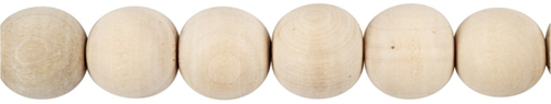 CC Houten Kralen 15 mm Naturel 20 stuks-2