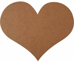 CC Heart, size 50x40 cm, thickness 5 mm, 1 pc