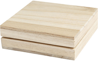 CC Houten Doos Vierkant 10x10x3 cm-3