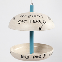 CC Bird Table , H: 23,5 cm, Dia. 20 cm, 1 pc-2