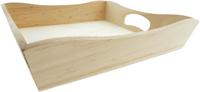 CC Wooden Tray Golf Edge 20x20x4 cm-2