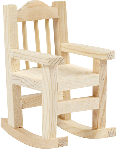 CC Grenen Schommelstoel d: 6,7cm b: 5,5cm h: 8,8cm-3