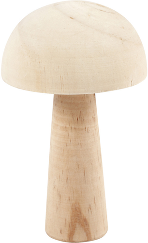 CC Houten Grote Paddestoel 14x9 cm