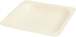 CC Houten bakje 14x14x2 cm 12 stuks