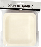 CC Houten bakje 14x14x2 cm 12 stuks-2