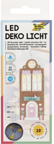Folia LED Decorative Lights 10-pack, Includes 20 Batteries-3