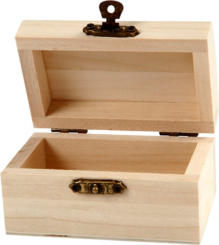 CC Houten Schatkist 9x5,2x4,9 cm per stuk-2