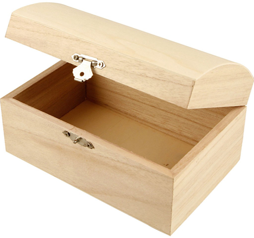 CC Houten Schatkist 21,5x15,8x10,6 cm