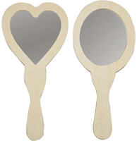 CC Houten Handspiegels 23 cm 2 stuks