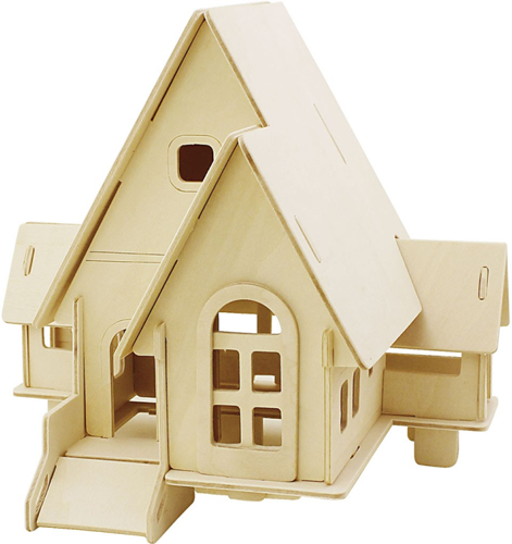 CC 3D-Holzbausatz Haus