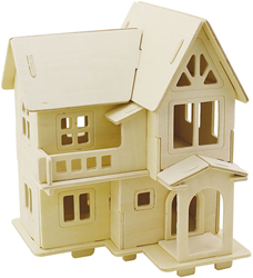 CC 3D-Holzbausatz Haus