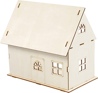 CC DIY Holzpuppenhaus 18x27x25 cm-2