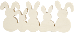 CC Wooden Rabbits l:30 cm