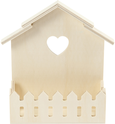 CC Triplex Plank Huisje 16,5x13 cm
