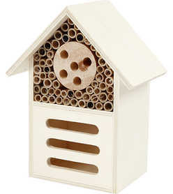 CC Houten Insecten -en vlinder hotel 14x18x9 cm