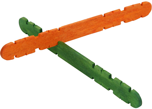CC Construction sticks, assorted colours, L: 11,4 cm, W: 10 mm, 30 pc/ 1 pack-3