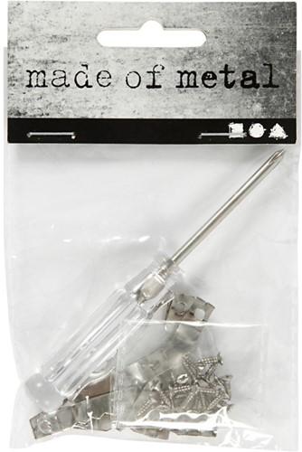 CC Bracket, silver, size 5x40 mm, 10 pc/ 1 pack-2
