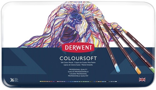 Derwent Coloursoft Potloden 36 Stuk