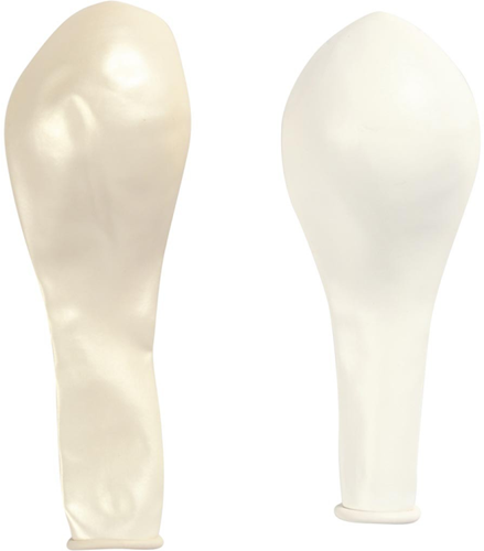 Ballonnen 26 cm Wit 10 stuks