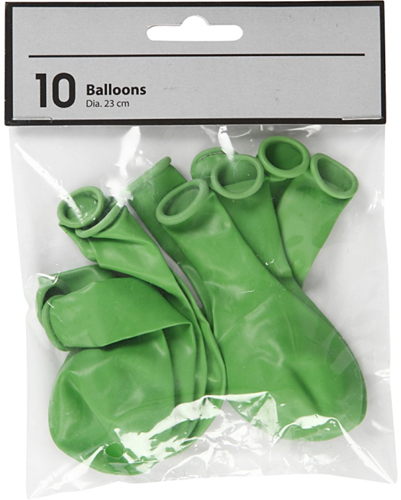 Ballonnen 23 cm Groen 10 stuks-2